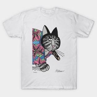 B kliban cat dad T-Shirt